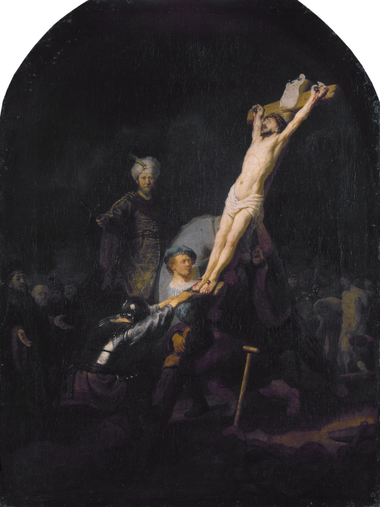 The Raising of the Cross *oil on canvas *95.7 x 72.2 cm *ca. 1633